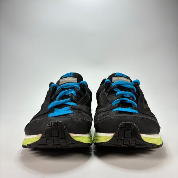 Nike Dual Fusion ST 2 Black Blue Training Running Shoes 454240-018 Womens Sz 8.5 - Picture 2 of 10